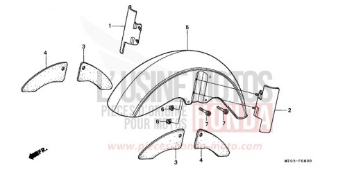 AILE AVANT GL1500CV de 1997